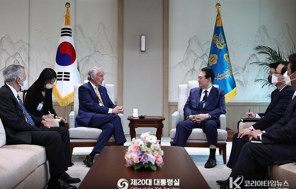 尹 大統領, 에드 마키 美 상원 외교위 동아태소위원장 접견