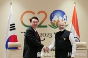 尹 大統領, G20 정상회의 인도 총리와 정상회담