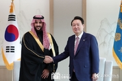 尹 大統領, 빈 살만 사우디 국방부 장관 접견..."한국 사우디 중요한 경제·안보 파트너"