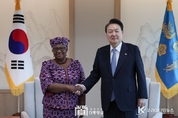 尹 大統領 "우리나라는 GATT·WTO 대표되는 자유무역체제 혜택 가장 많이 받은 나라"