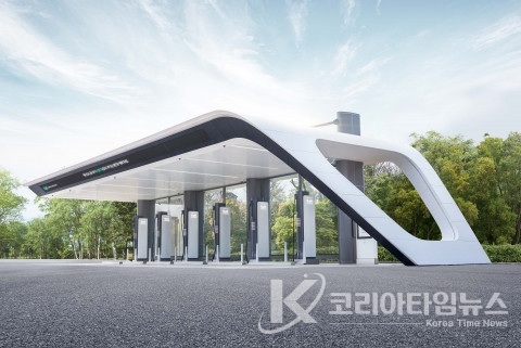 현대차가 공개한 전기차 초고속 충전 E-pit 충전소. 현대차가 공개한 전기차 초고속 충전 E-pit 충전소.