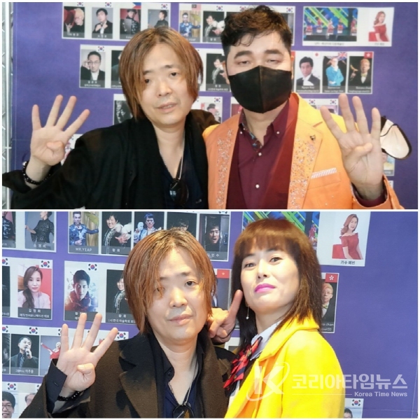 좌부터 국제엔젤봉사단 배준범 경기총괄본부 대표,안효근 부대표, 최승희 홍보위원장