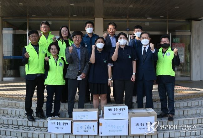 대정읍청소년지도협의회, 대정여고 고3 수험생 수능 격려 물품 전달