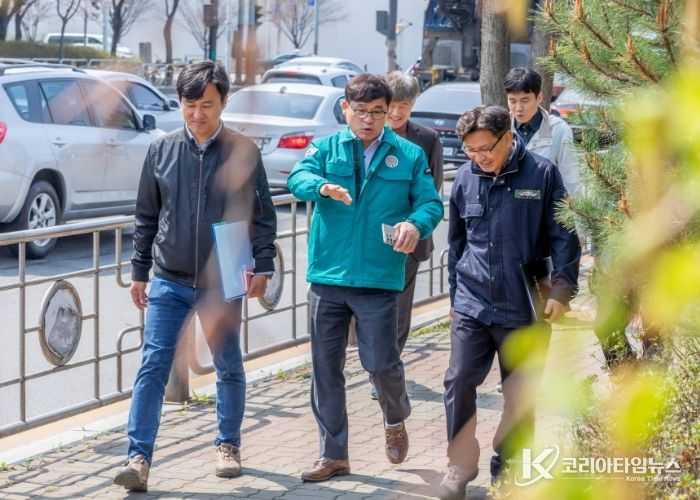 간부공무원들의 주요 동선 로드체킹