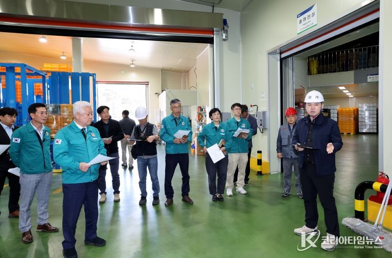 무주농협사진자유통센터 집중안전점검 현장점검(황인홍 무주군수)