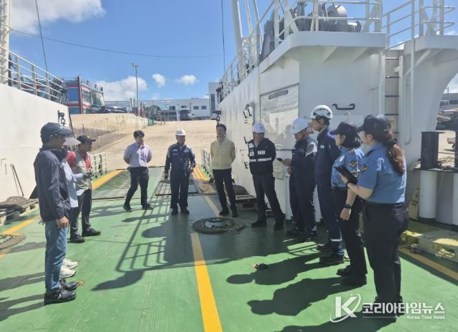 부안군, 추석 연휴 대비 연안 여객선 안전사고 예방 합동 특별점검 실시