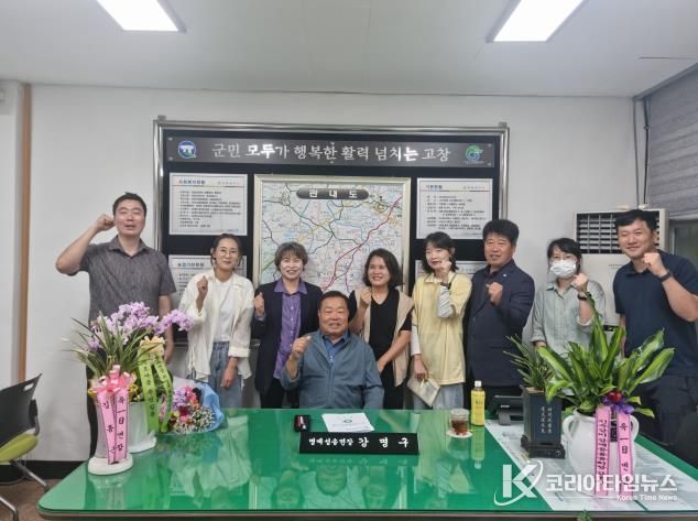 강명구 고창군 성송면 명예일일면장, 경로당 방문해 군민 의견수렴