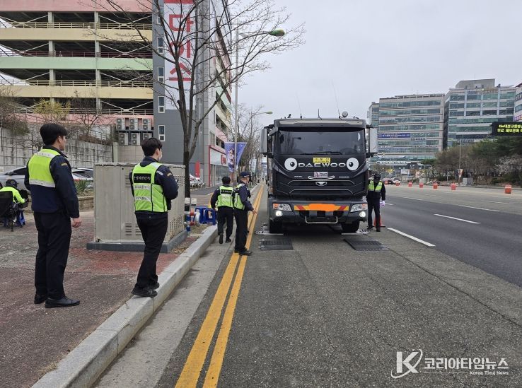 대전시-유관기관, 과적차량 근절  합동 단속