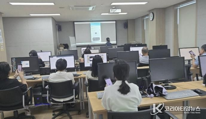 단양군 평생학습관 AI프로그램 운영 사진