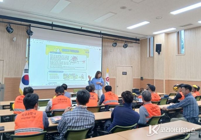 의용소방대 추석 맞이 무연고 공동묘지 벌초