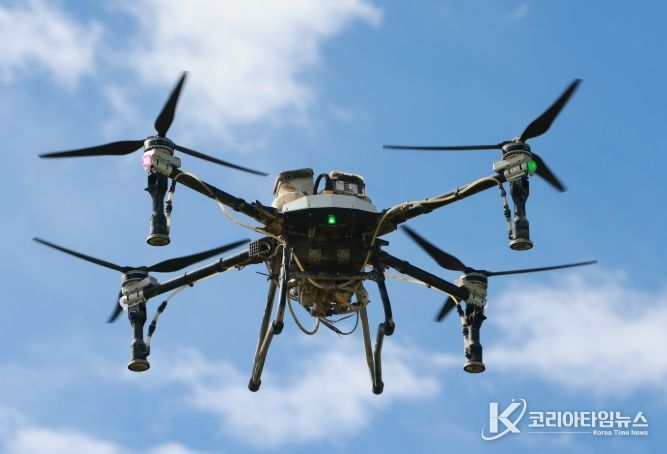 드론 활용 야생멧돼지 ASF 차단 방역