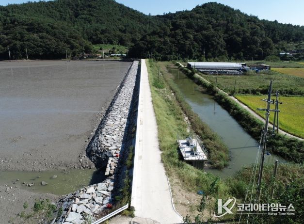 고흥군, 과역 심포 지방관리방조제 개보수사업 완료