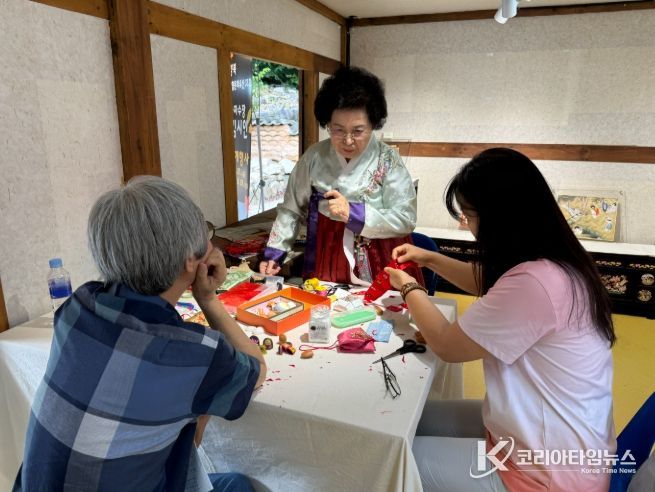 경상북도 무형유산 김시인 자수장, 공개행사