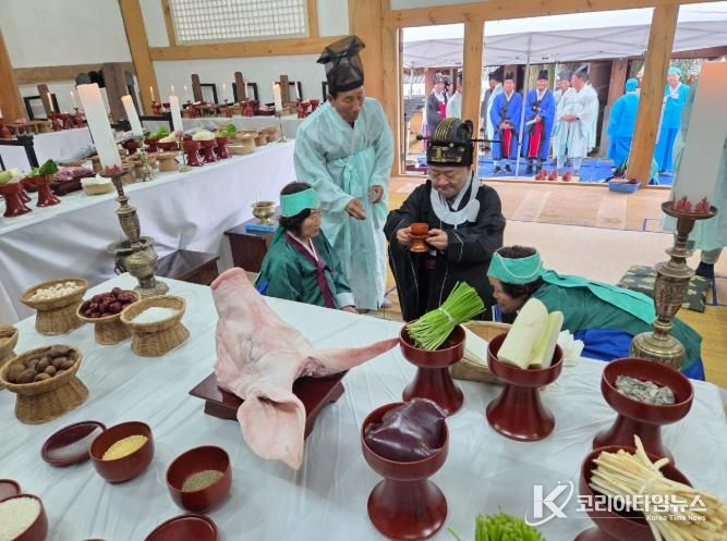 무안향교 추기 석전대제 봉행 사진