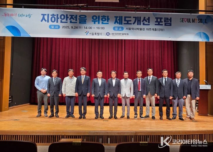 서울시 지하안전을 위한 제도개선 포럼