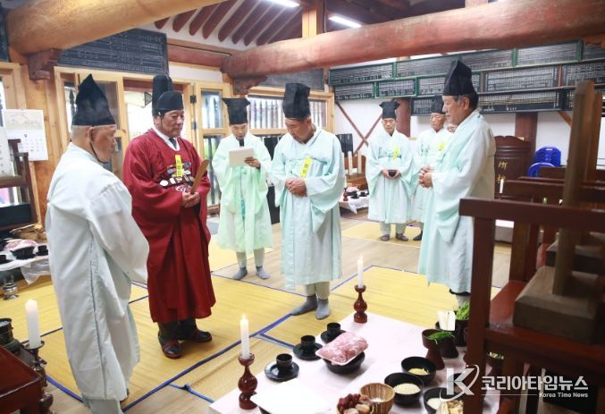 곡성·옥과향교 2025 추기 석전대제 봉행