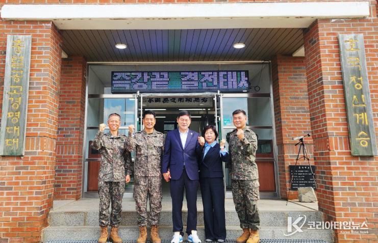 담양군, 추석 맞이 제6753부대 3대대 및 담양군예비군지역대 격려 방문