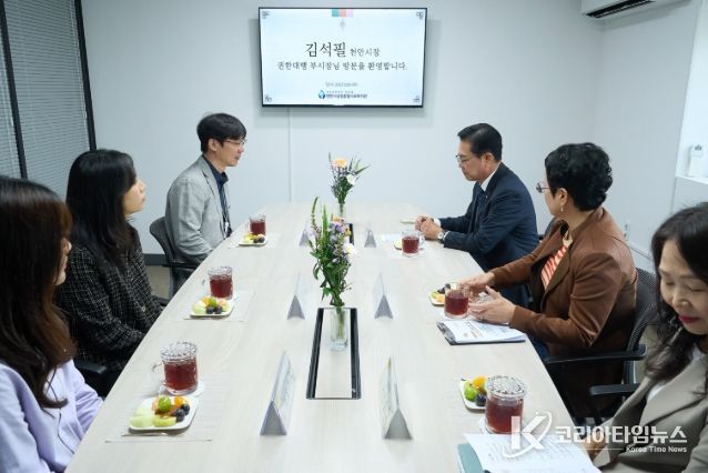 김석필 천안시장 권한대행, 추석명절 맞아 사회복시시설 방문