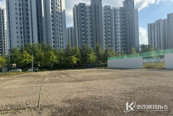 내포신도시 협약주차장 조성 현황 사진