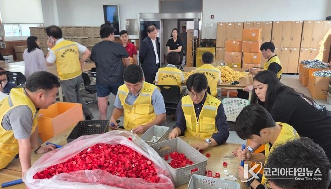 서산시 건설과, 추석 맞이 자원봉사활동