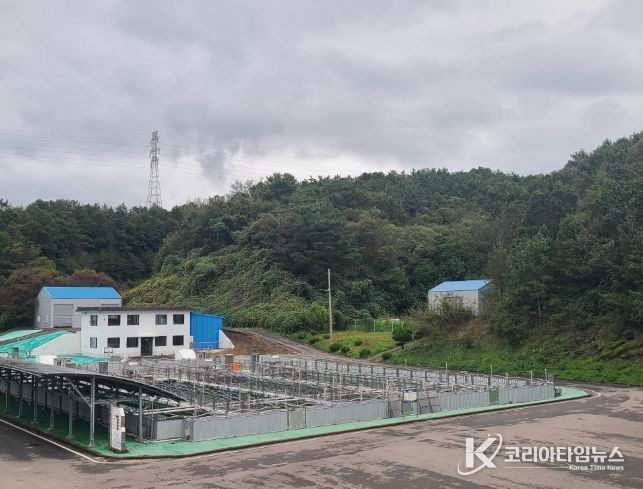 옥천정수장 전경