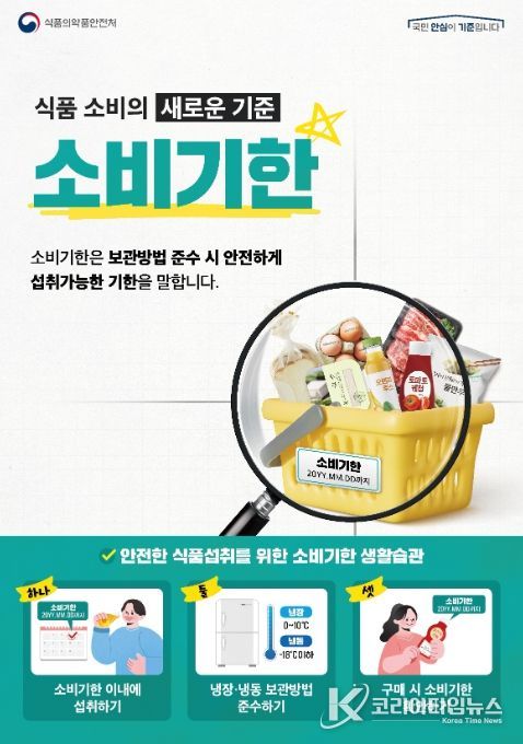 소비기한 홍보 포스터