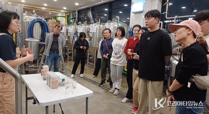 이천시 관고동, 10월‘로망학습’으로 브루어리 투어 진행