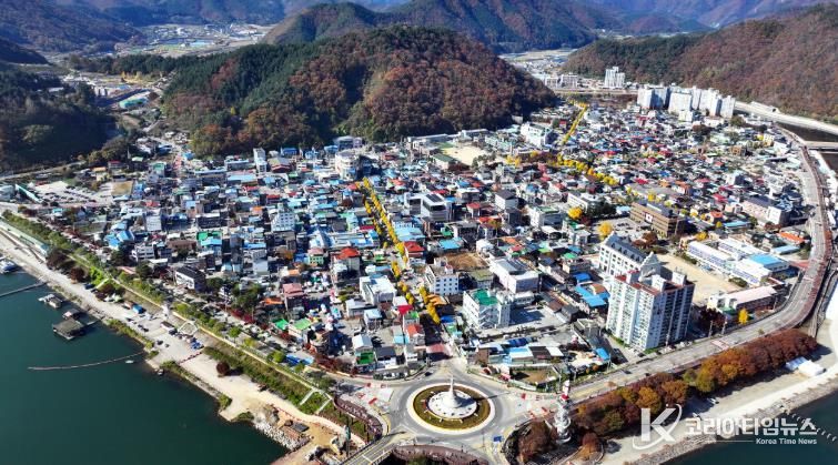 화천읍 (드론 전경)