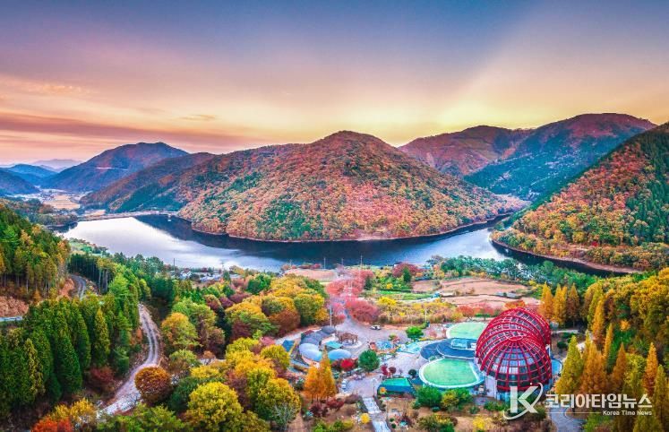 2022년 남해힐링숲타운 일대 전경(2022년 11월 4일 촬영)