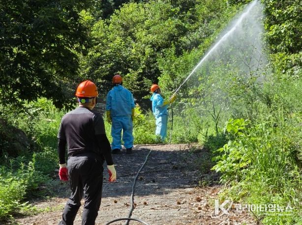 농림지 동시발생 성충기 병해충 방제