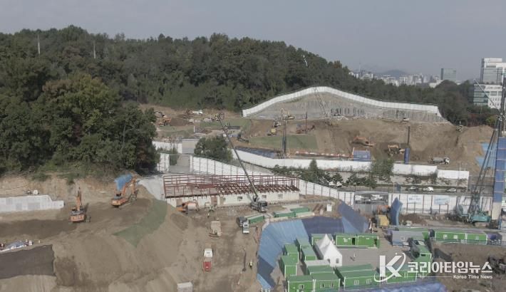 비산먼지 발생 사업장 드론 활용 점검(서초동)