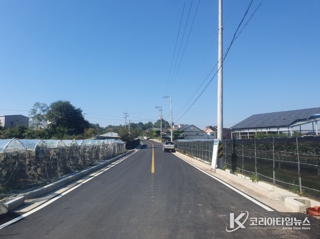 당리~신월간(농도301호선) 농어촌도로 개통