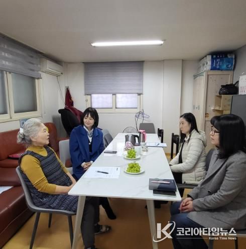서구의회 김원진 기획행정위원장, 시니어행복밥상 노인일자리 현장 점검…