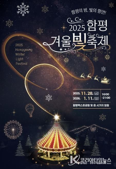 함평 겨울빛축제 포스터