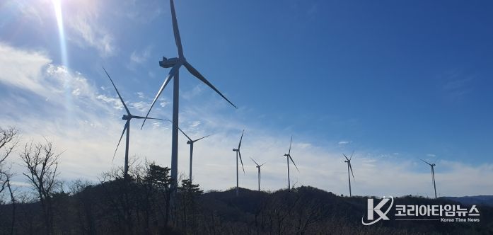 봉화 석포면 ‘오미산 풍력발전단지’ 준공