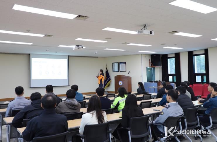 진도소방서, 경찰 대상 심폐소생술 교육 실시