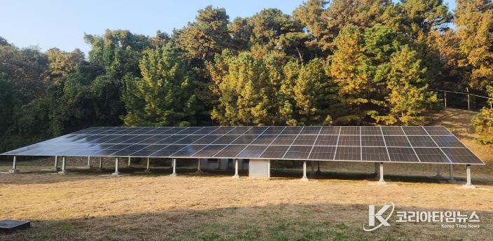 청주시, 수도시설 내 태양광 발전시설 설치로 에너지 자립 강화