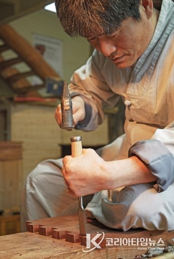 전라남도 무형유산에 지정된 설이환 소목장