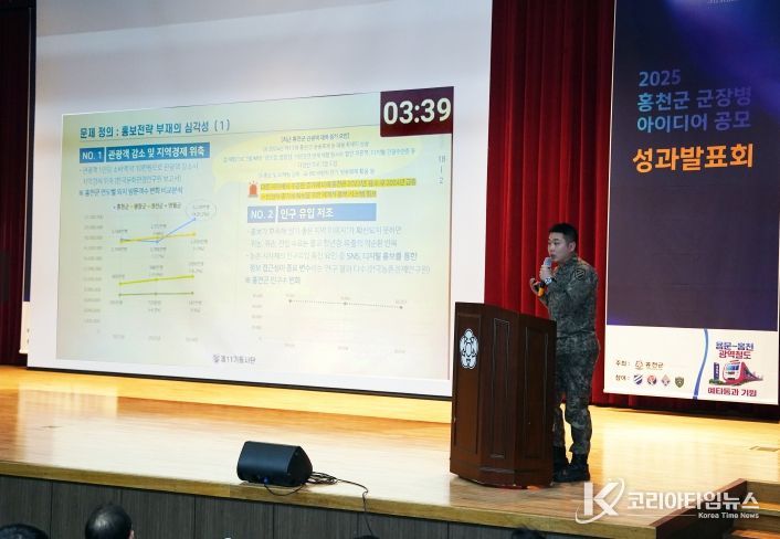 홍천군 ‘군 장병 아이디어 성과발표회’