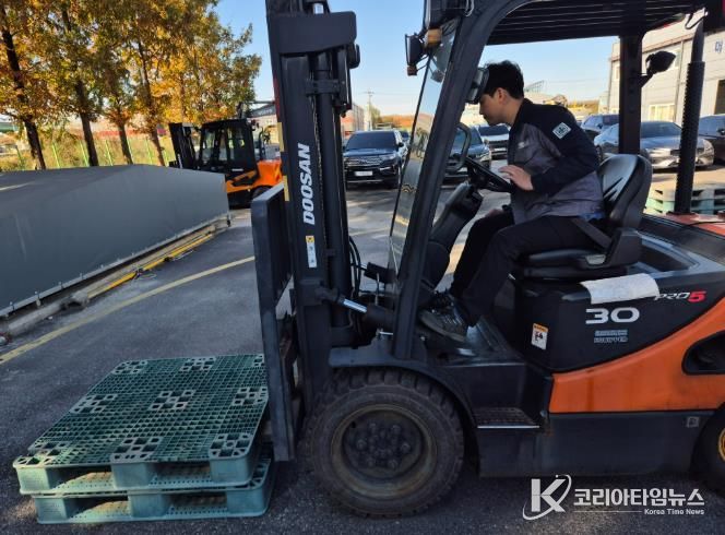 완주군, 지게차 면허 교육으로 안전 강화