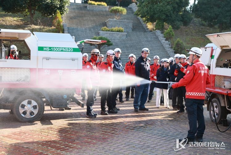의령군, 공무원·산불전문예방진화대 합동훈련