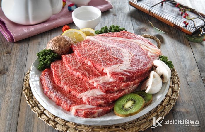 APEC 정상 만찬에 제공된 '경주천년한우' 정육 모습