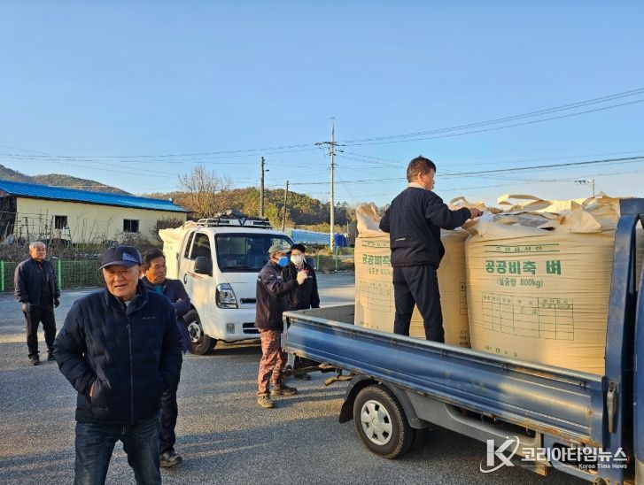 옥천군, 공공급식용 친환경(유기농) 벼 272톤 수매