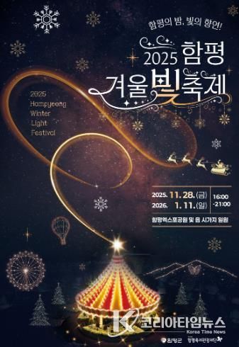 함평 겨울빛축제 포스터