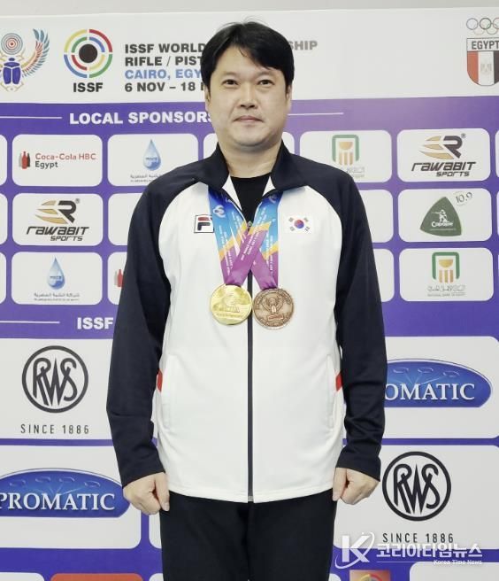 2025 ISSF 카이로 세계사격선수권대회에서 금메달 1개, 동메달 1개를 획득한 소승섭 선수