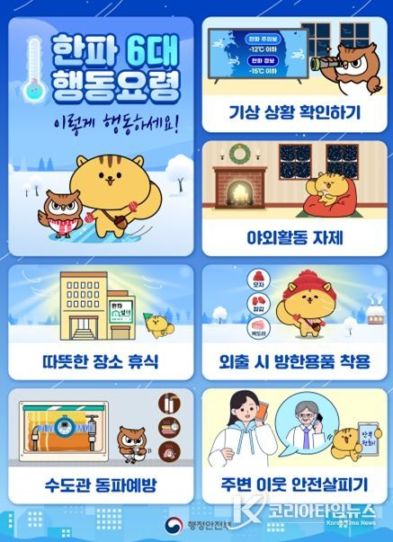 (한파)국민행동요령