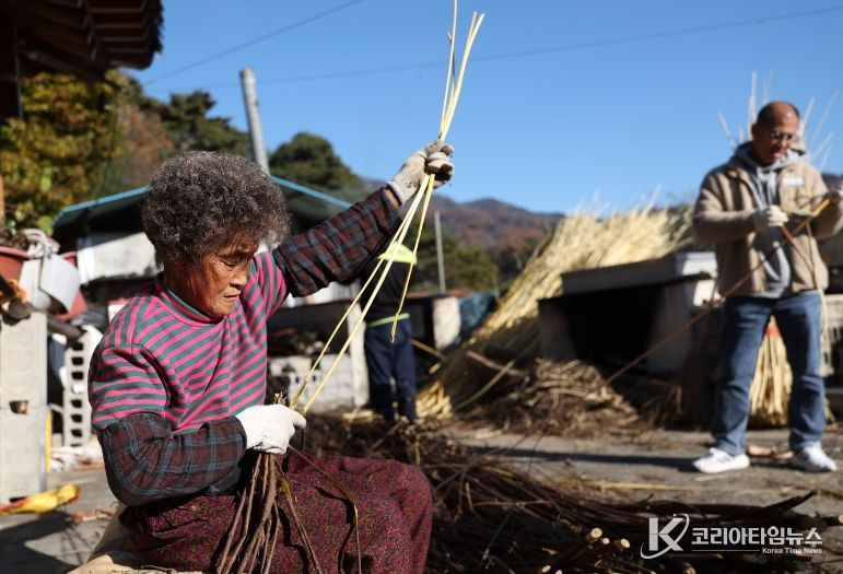 전통한지 문화와 공동체 작업의 진수 공개