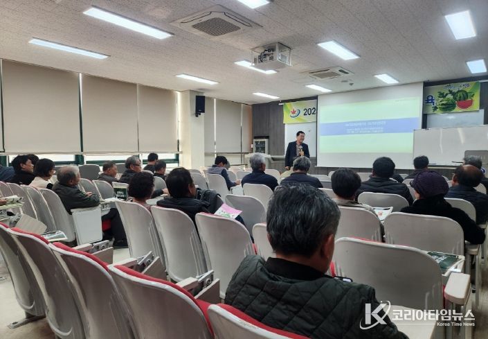 정읍시, 수박 재배농가 대상 ‘토양관리 교육’ 실시