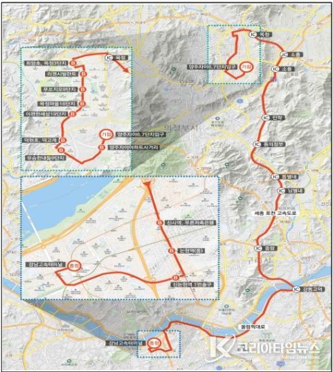 양주~강남 직행 광역버스 신설 확정…2026년 하반기 운행