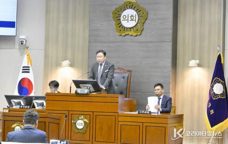 임시회 개회(손종석 의장)